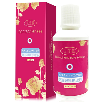 艾乐视隐形近视眼镜护理液150ml美瞳清洗药水