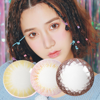 韩国进口艾乐视年抛美瞳1片装