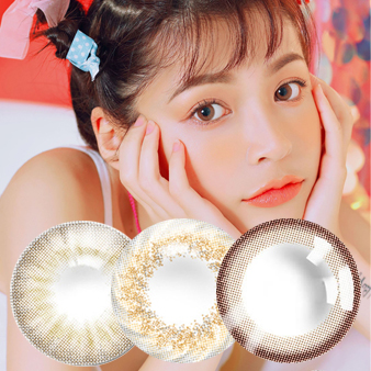 韩国进口艾乐视日抛美瞳隐形眼镜30片