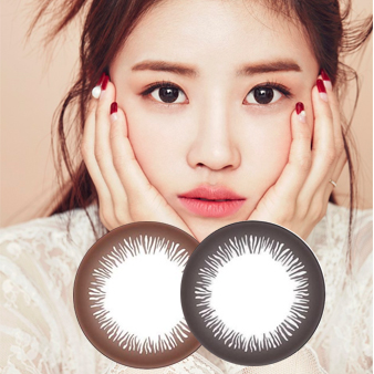 P2美瞳半年抛隐形近视眼镜1片自然混血