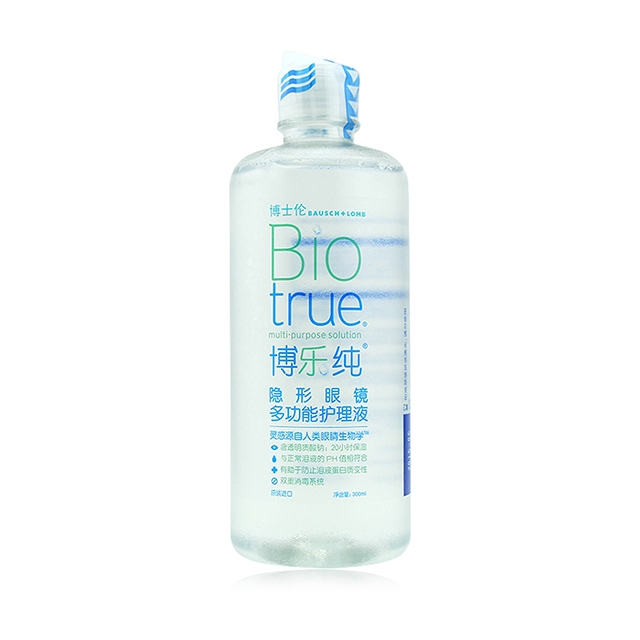 博士伦博乐纯隐形眼镜多功能护理液300ml