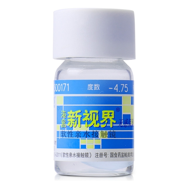 海昌新视界无感保湿年抛隐形眼镜1片装