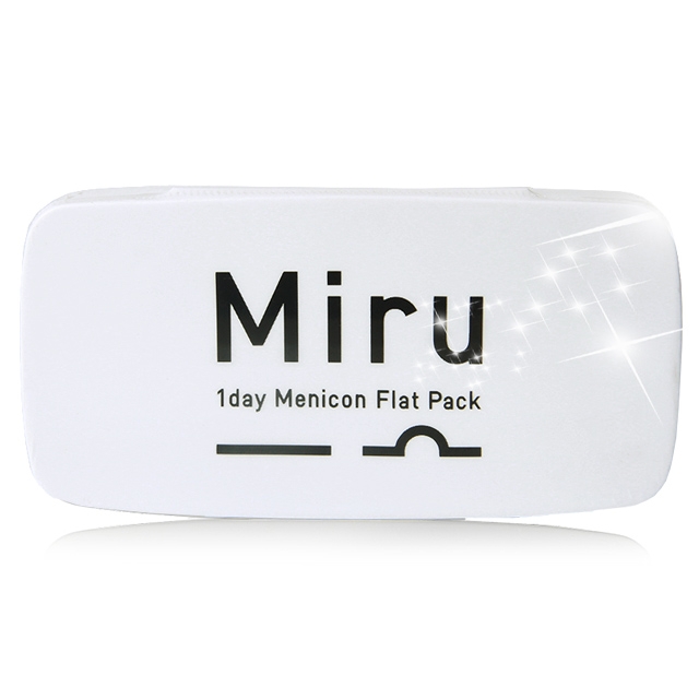 Miru米如日本进口近视隐形眼镜日抛30片超薄