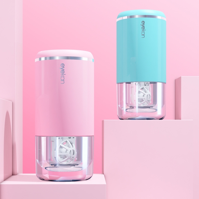 凯达隐形眼镜自动清洗器-天空蓝