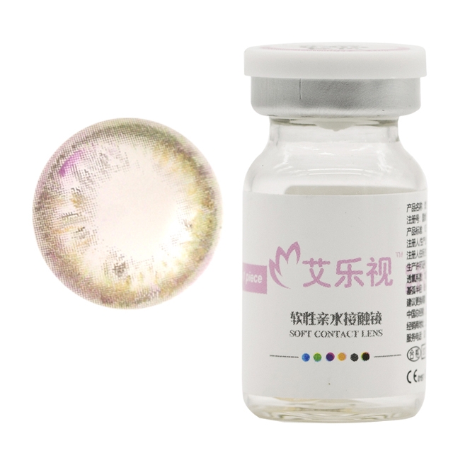 艾乐视年抛美瞳1片瓶装-时尚灰