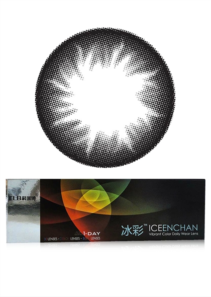 科莱博冰彩隐形眼镜日抛30片装-黑色