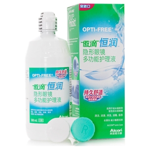 愛爾康傲滴恒潤護理液300ml含鏡盒