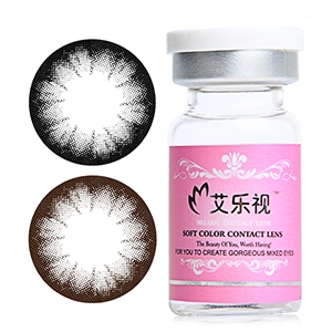 艾樂視年拋美瞳近視隱形眼鏡1片—大美目巧