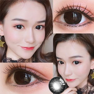 艾樂視年拋美瞳1片瓶裝-大羙目黑金