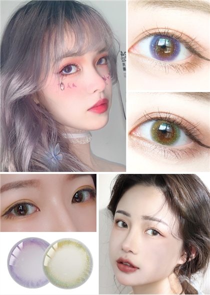 诗佩妮美瞳年抛1片装-十音棕