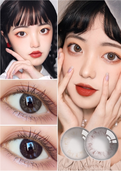 Color Baby美瞳年抛1片-徒花黄棕